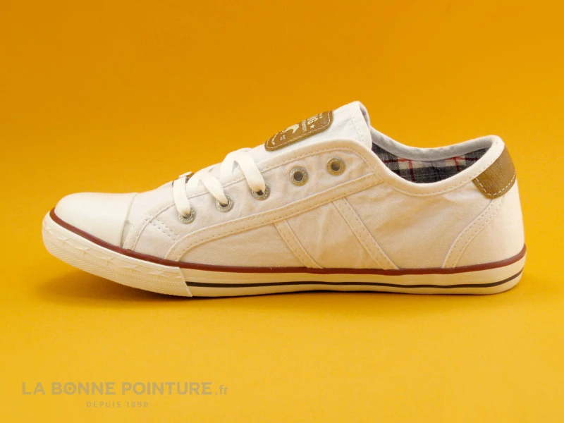 Mustang Shoes 1099-302-1 Blanc - Basket Toile – Image 2