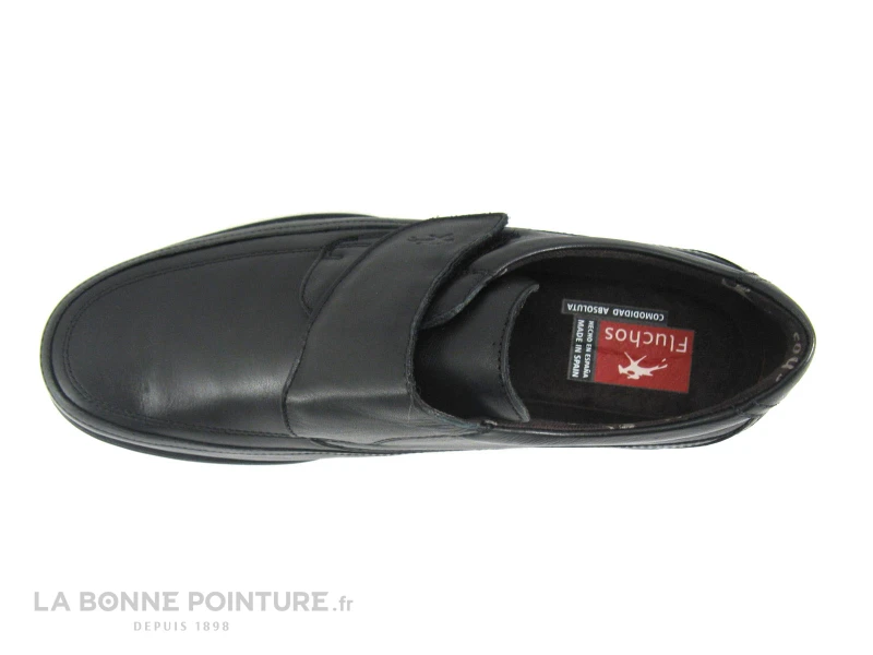 Fluchos LUCA 8782 Ave Negro - Chaussure Homme Noire Avec Velcro – Image 6