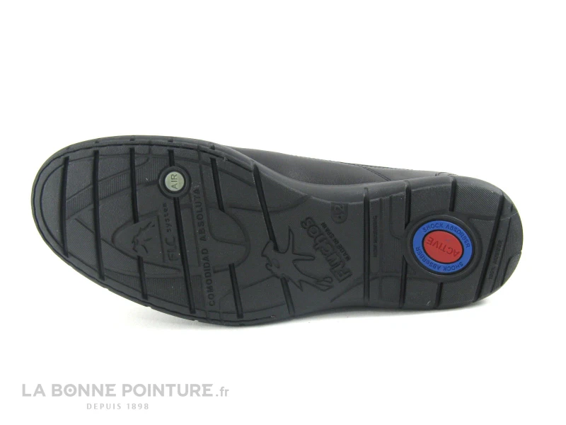 Fluchos LUCA 8782 Ave Negro - Chaussure Homme Noire Avec Velcro – Image 7