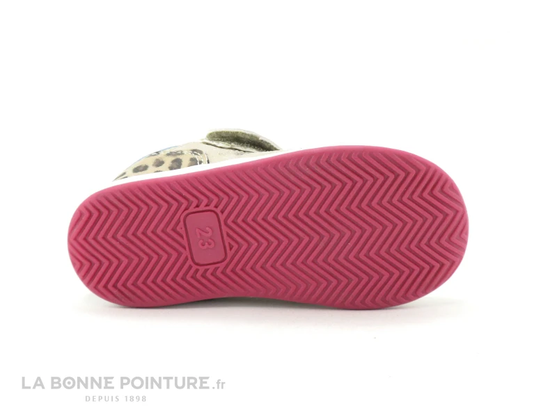 Wipop LOBOSA Beige Or - Fuschia - Bleu - Sandale Fille Bout Ferme – Image 6