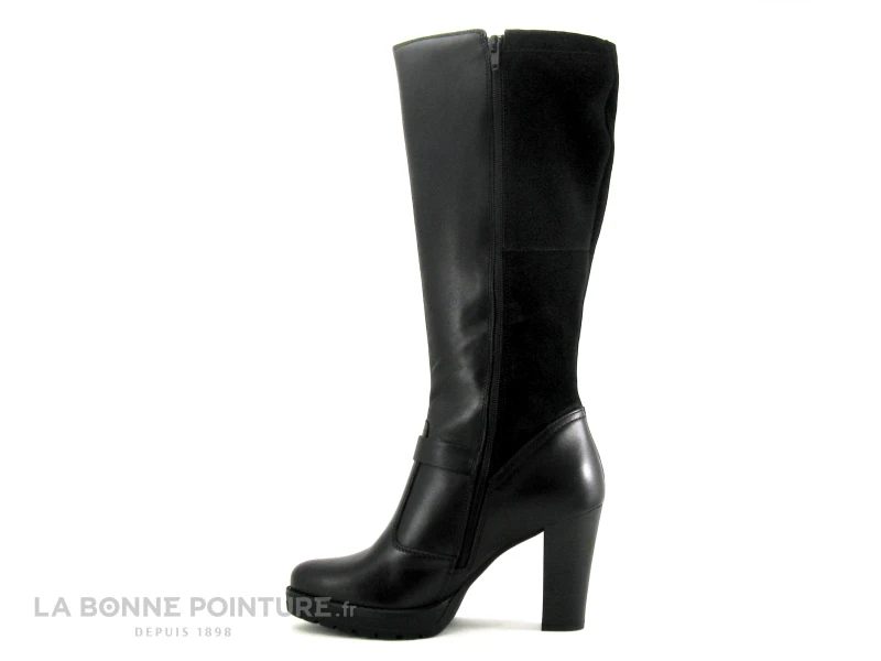 Shoelab 3313 Rosalia - Botte Noire Talon Haut – Image 3