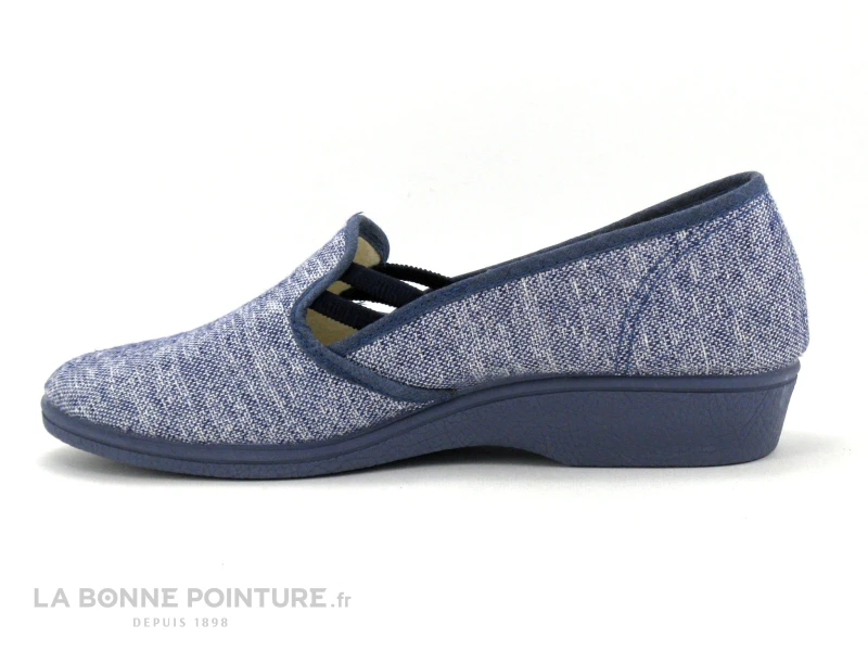 Soca 0689 - Bleu - Chausson Compense Femme – Image 2