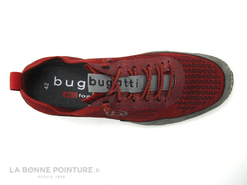 Bugatti TURACO 321-A3E01 Dark Red - Basket Rouge Homme – Image 6