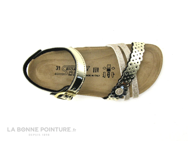 Biomodex 803 Platino - Sandale Or Fille Avec Paillettes – Image 4