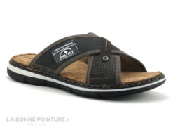 Point D Orgues REMINDER 09 Black Marron - Mule Homme
