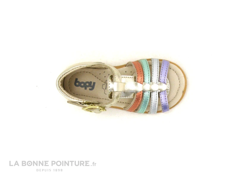 Bopy REABOU Or - Brides Multicolores - Nu-pieds Premiers Pas Fille – Image 6