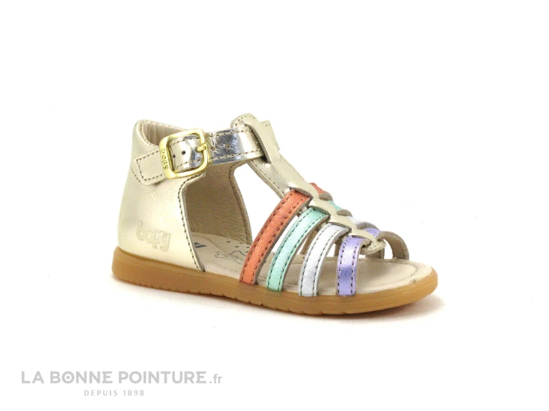 Bopy REABOU Or - Brides Multicolores - Nu-pieds Premiers Pas Fille – Image 5