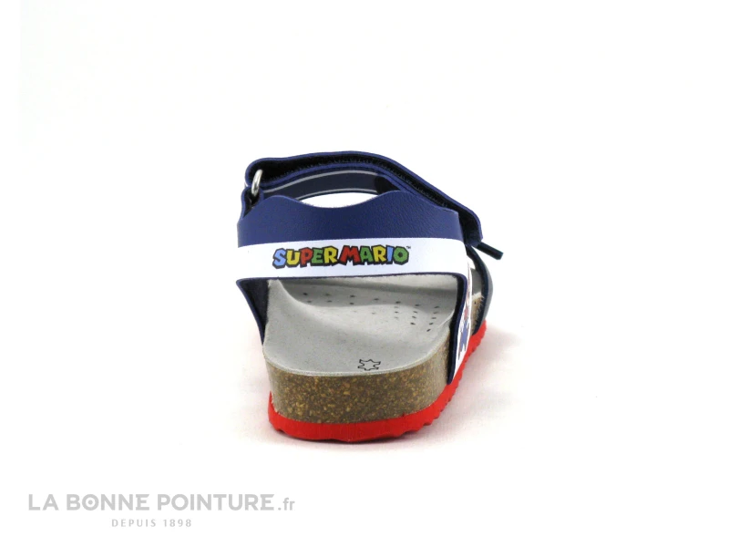 Geox Super Mario J258LC Navy Royal - Sandale Bleu Marine GARCON – Image 4