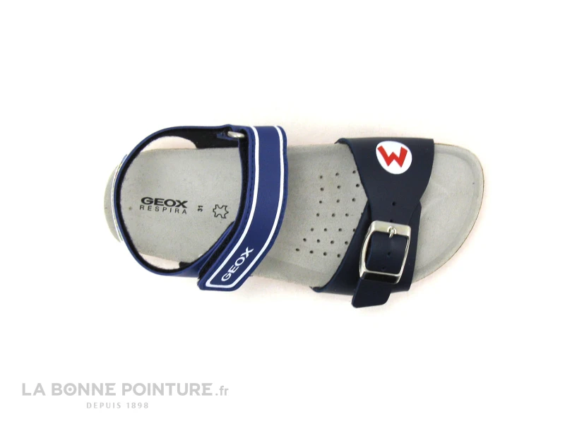 Geox Super Mario J258LC Navy Royal - Sandale Bleu Marine GARCON – Image 6