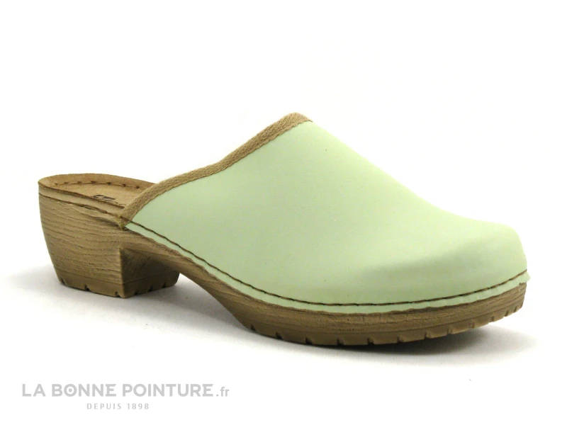 Morans MICARDI Anis - Sabot Femme Vert Clair