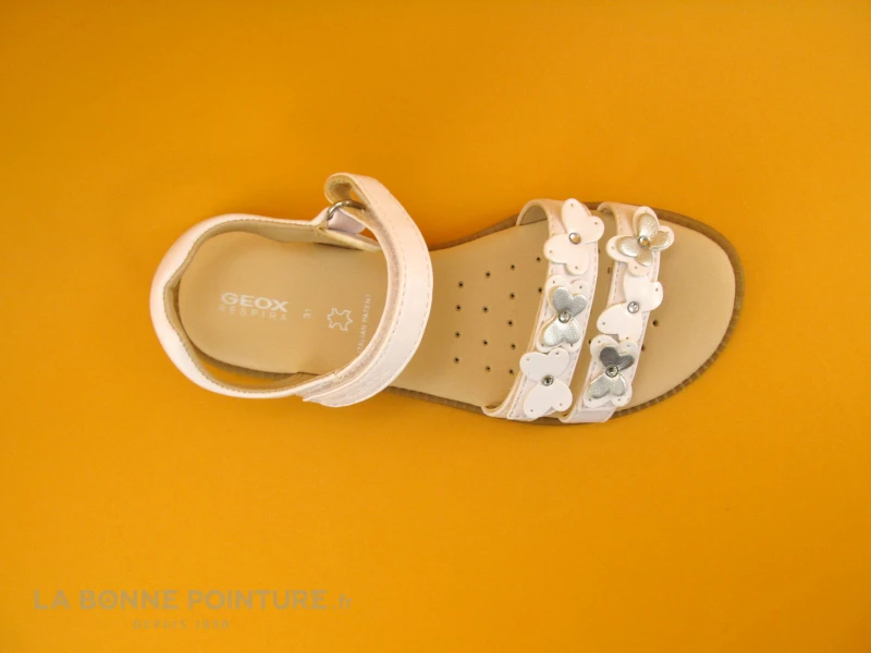 Geox J8235I KARLY Girl - White - Sandale Blanche – Image 6
