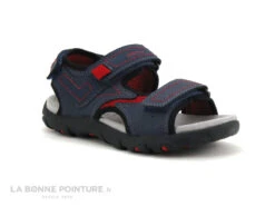 Geox J0224A Sandale STRADA - Navy Red - GARCON