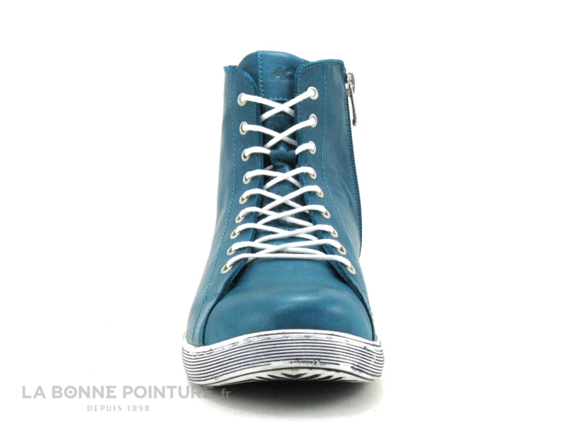 Andrea Conti 0341500-391 Topas - Basket Montante Femme Cuir Bleu – Image 2