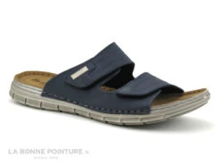 Inblu DT31RY01 Bleu Marine - Brides Velcro - Mule Homme