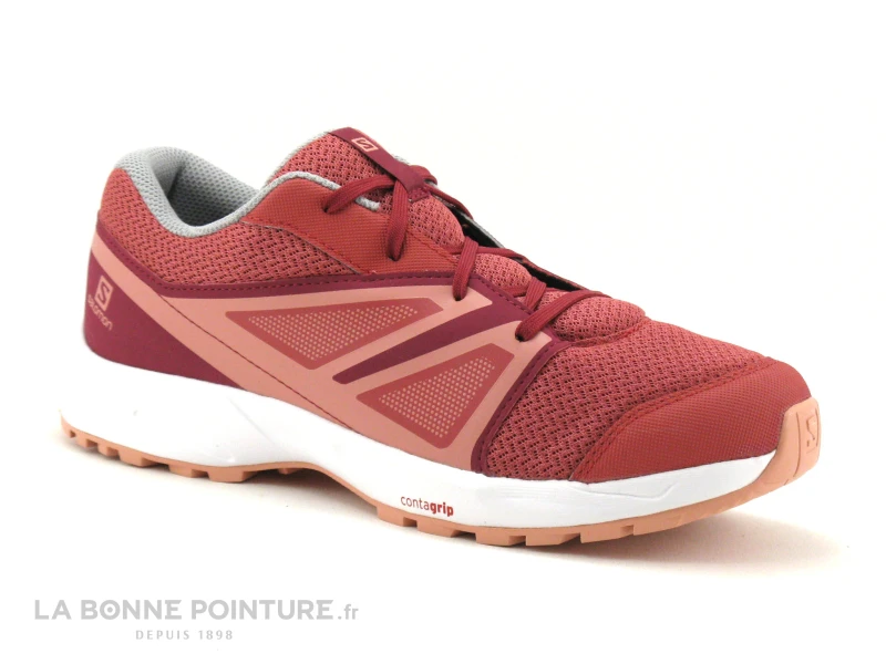 Salomon SENSE Garnet Rose Beet Corail - Basket Sport Rando Fille – Image 5