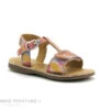 Minibel HORTENSIA Dotted Reinbow - Sandale Fille Multicolore