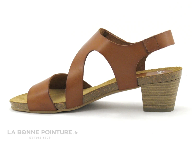 Xapatan 1088 Cuero - Sandale Femme Petit Talon - Cuir Marron – Image 3