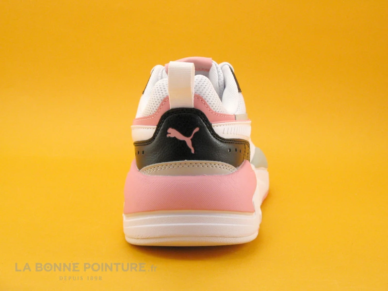 Puma X RAY 2 Square Blanc Rose Noir - Basket Semelle Epaisse – Image 4