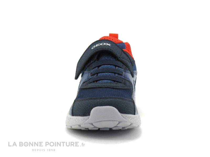 Geox SVETH Navy Red - J166PA - Basket GARCON Elastique Et Scratch – Image 2