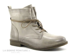 Com Un Point Adbalca Beige Boots Lacet WH-042H07