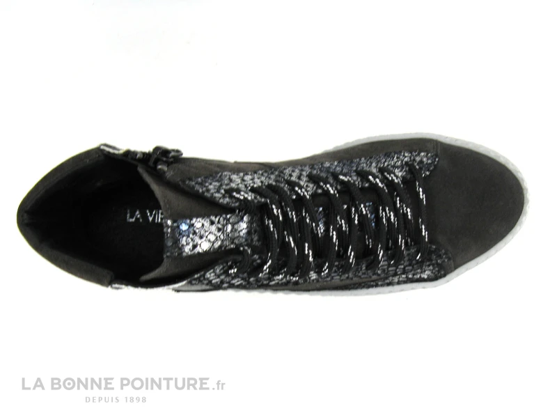 La Vie Est Belle FUSAIN - Gris Souris - Basket Montante Femme – Image 6