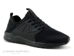 Kappa SAN DIEGO LACE - 3117LSW - Black Dark Grey - Chaussure Sport