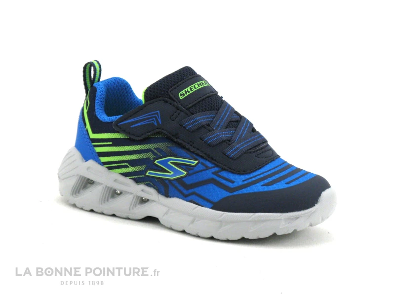 Skechers - 401503N - Magna Lights MAVER - Bleu - Basket GARCON – Image 5