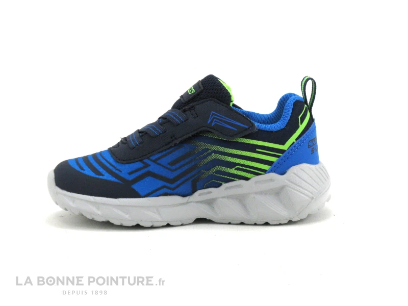 Skechers - 401503N - Magna Lights MAVER - Bleu - Basket GARCON – Image 3