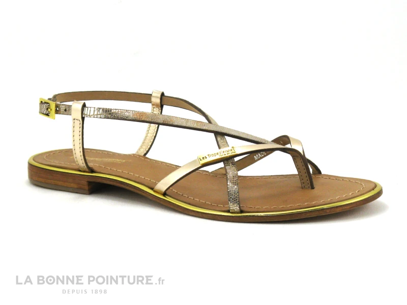Tropeziennes MONACO Or Serpent - Plagette Tong