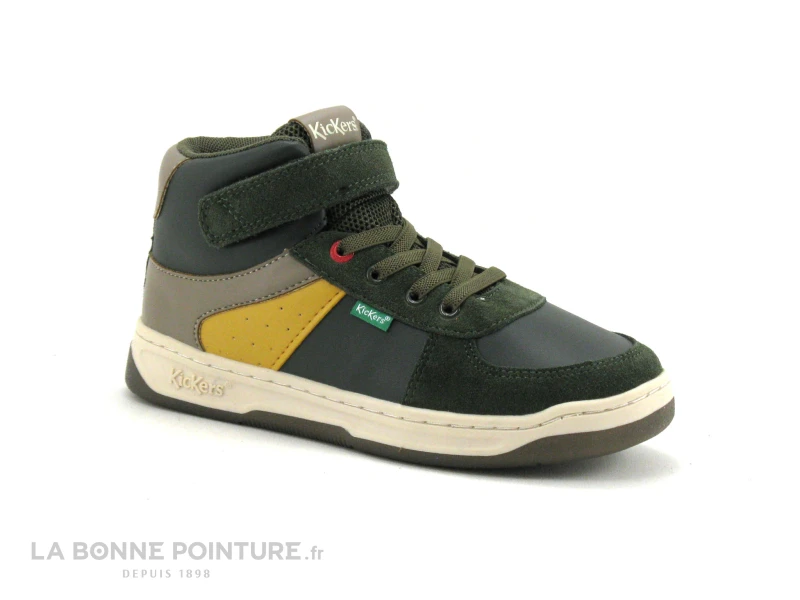 Kickers KICKALIEN Kaki Jaune Taupe - 910873 - Sneakers Montante – Image 5