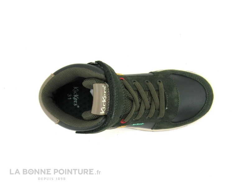 Kickers KICKALIEN Kaki Jaune Taupe - 910873 - Sneakers Montante – Image 6
