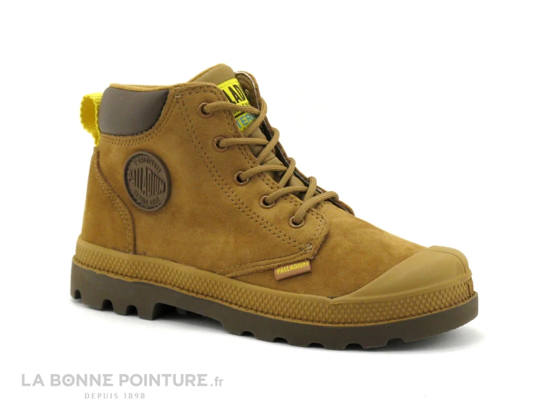 Palladium HI CUFF 21H77122 Mahogany - Boots Marron Clair Enfant – Image 5