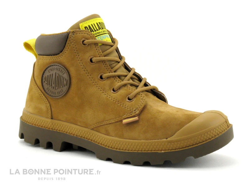 Palladium HI CUFF 21H77122 Mahogany - Boots Marron Clair Enfant – Image 5