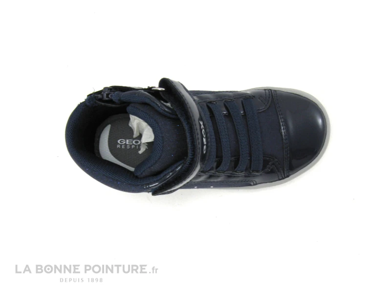 Geox GISLI B161MA - Bleu Marine Verni - Basket Montante Fille – Image 5