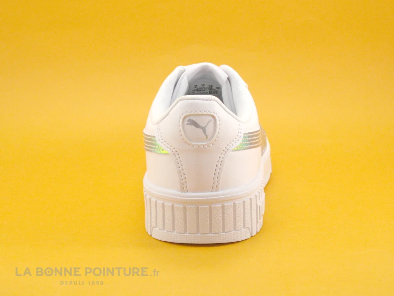 Puma Carina 2-0 Holo JR White Silver - Sneakers Blanches Et Hologramme – Image 4