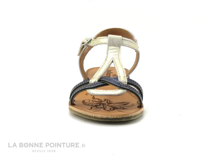 Bellamy TILOU Or Marine - Sandale Cuir Fille – Image 2