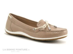 Geox VEGA - D92DNB - Mocassin Femme - Taupe Cream
