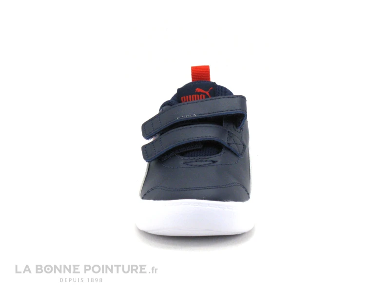 Puma COURTFLEX Bleu Marine - Basket Enfant Avec Scratches – Image 2