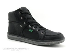 Kickers LOWELL Noir Brillant - 739352-30 - Basket Montante