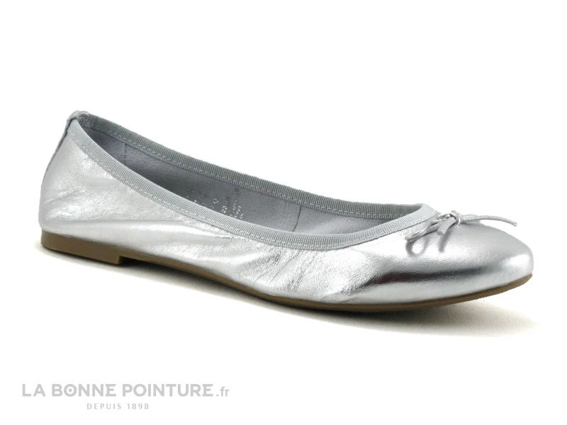 Marco Tozzi Premio 2-22122-22 Silver - Ballerine Cuir Argent – Image 5