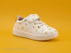 DT New York B313490 - Blanc - Etoiles Or - Basket Fille