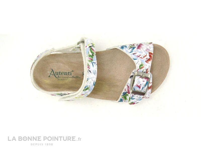 Autenti 8500 Blanc - Fleuri Multicolore - Sandale Fille – Image 3