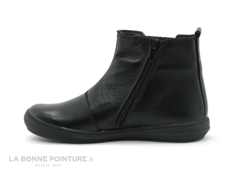 Bopy SAMALO Noir - Etoile Leopard - Bottine Mode Fille – Image 3