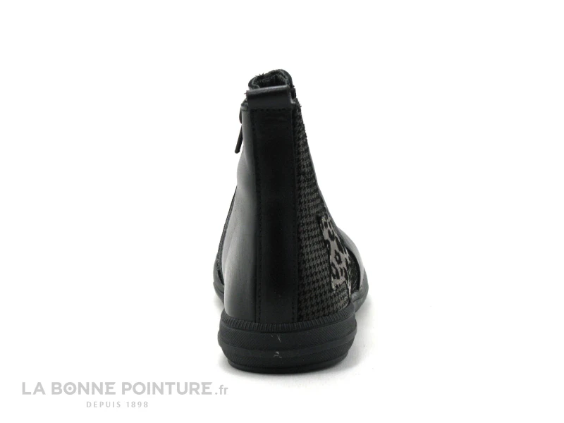 Bopy SAMALO Noir - Etoile Leopard - Bottine Mode Fille – Image 4