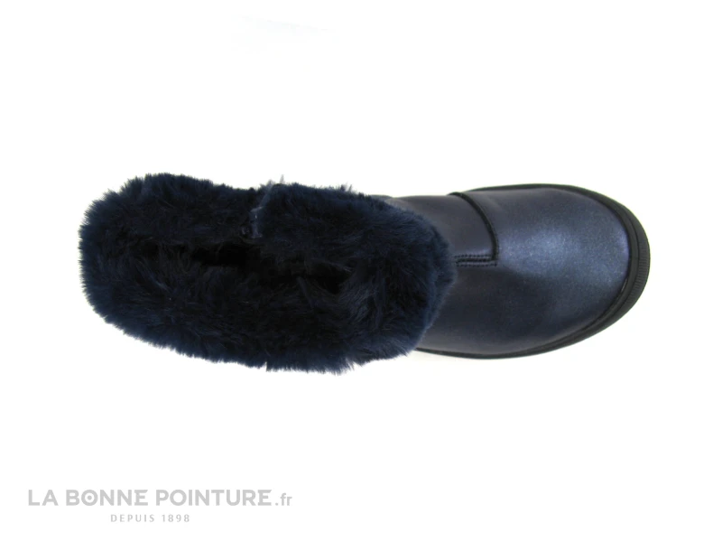 Bopy SALIFA Bleu Marine - Fourrure - Bottine Fille – Image 6