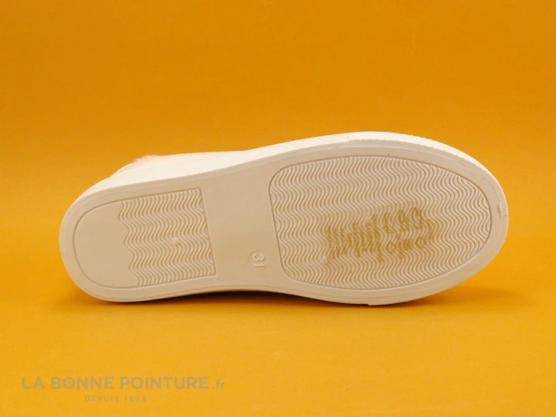 DT New York B337830 White - Lacet Elastique Animal - Sneakers Fille – Image 5