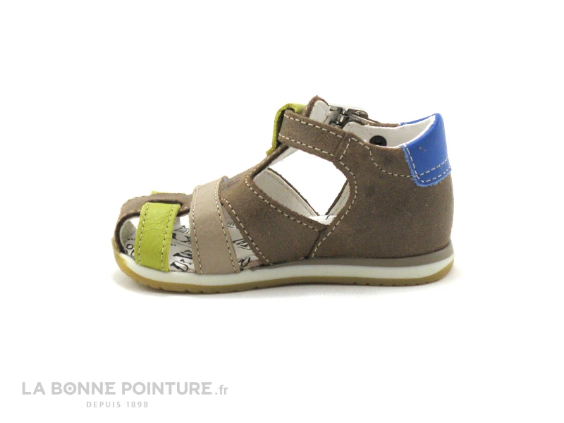 Bopy Zavapa Marron Vert Bleu Sandale BEBE – Image 3