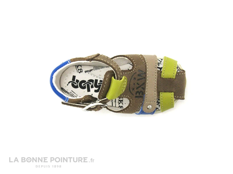 Bopy Zavapa Marron Vert Bleu Sandale BEBE – Image 6