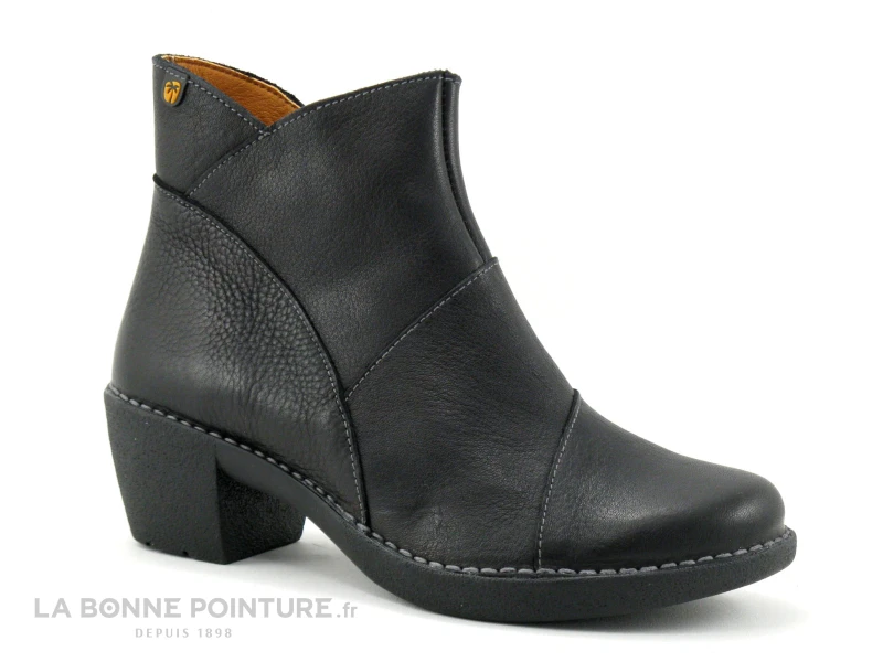 Jungla 7518 Noir - Bottine Femme Talon Epais – Image 5