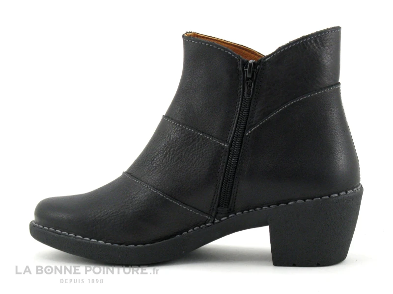 Jungla 7518 Noir - Bottine Femme Talon Epais – Image 3